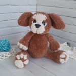 Вязаная игрушка — щенок