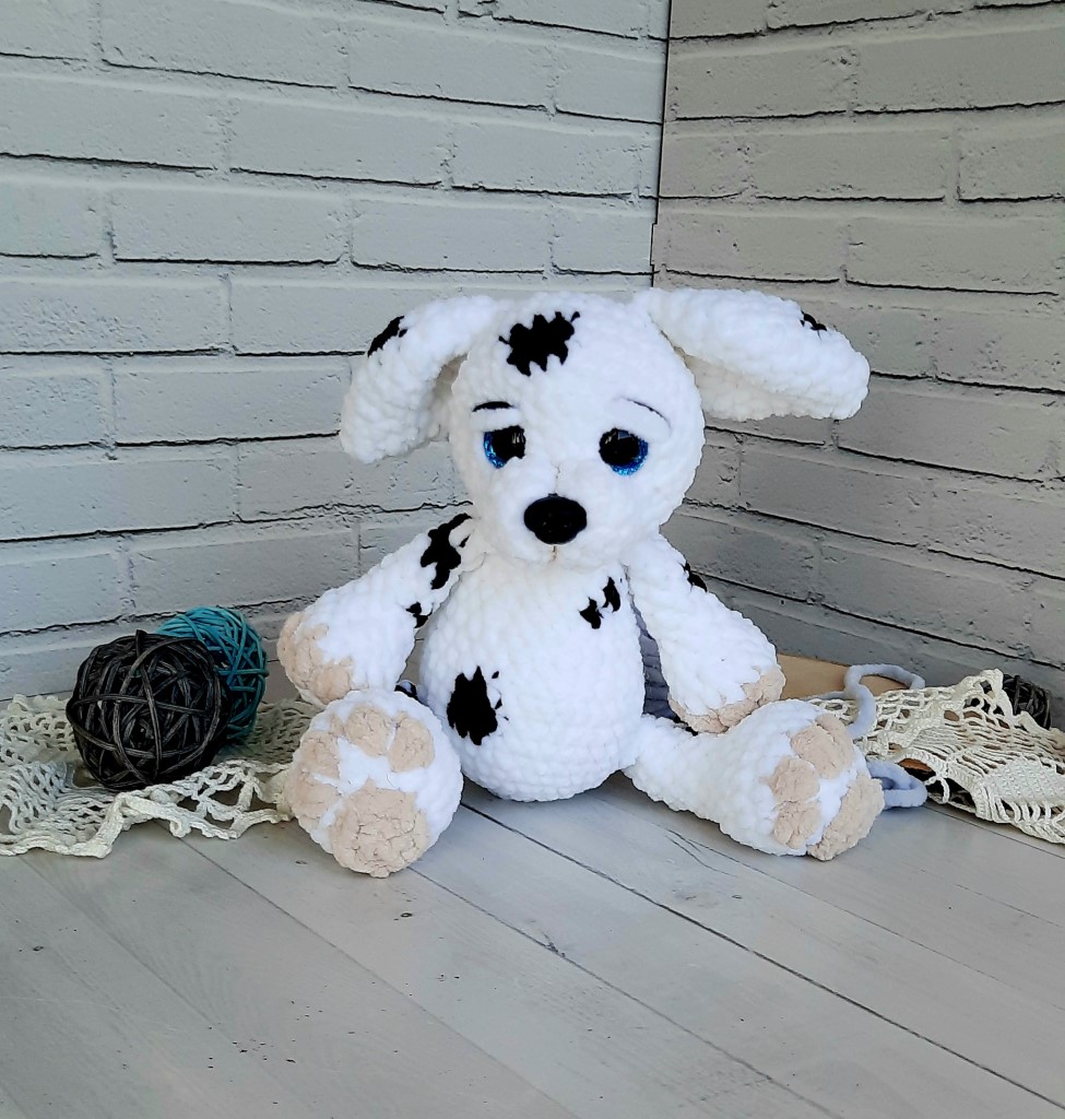 Вязаная игрушка — щенок