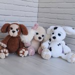 Вязаная игрушка — щенок