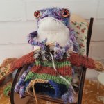 Космическая жаба (фиолетовая)