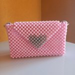 Сумочка из бусин «Розовая»