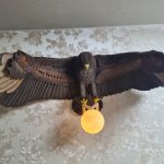 Фигура орла из фоамирана