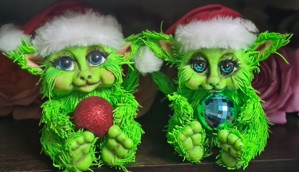 Маленький гринч игрушка на ёлку