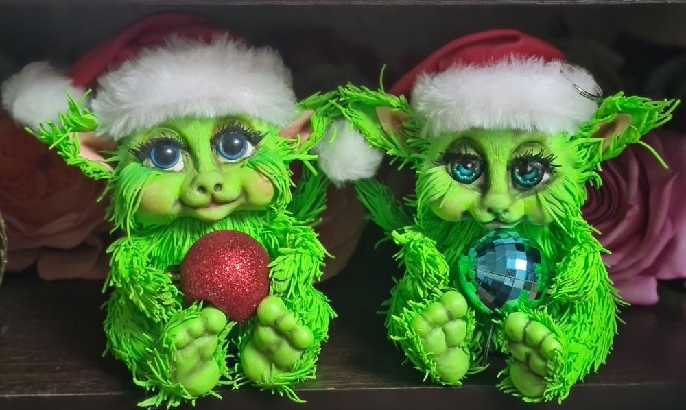 Маленький гринч игрушка на ёлку