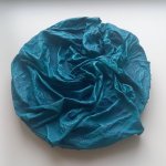 Текстурная картина Бирюзовая роза