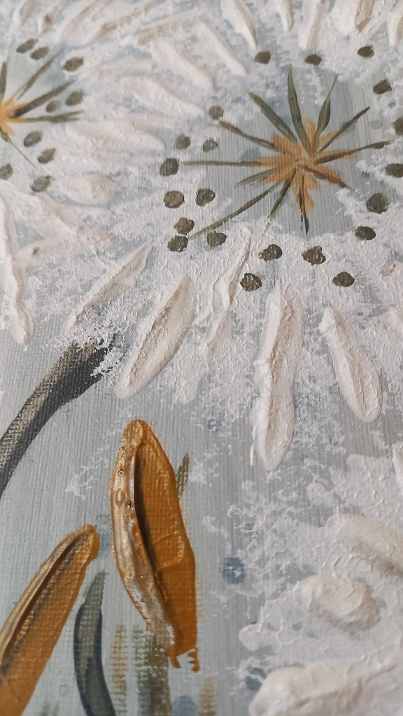 Текстурная картина Воспоминания о лете