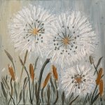 Текстурная картина Воспоминания о лете