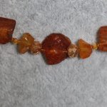 Колье с янтарем