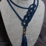 Лариат-жгут из бисера
