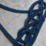 Лариат-жгут из бисера