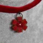 Чокер с цветком