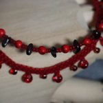 Браслет из бисера на мемори-проволоке