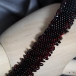 Двухсторонний браслет из бисера