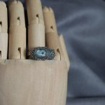 Кольцо с лабрадоритом