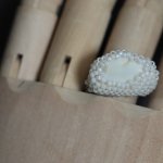 Кольцо с перламутром