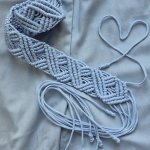 Ремень макраме