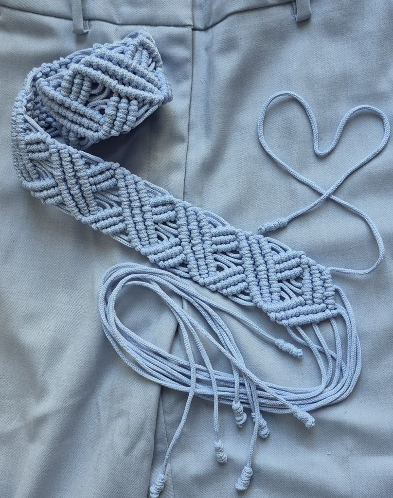 Ремень макраме