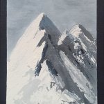 Текстурная картина Горная вершина