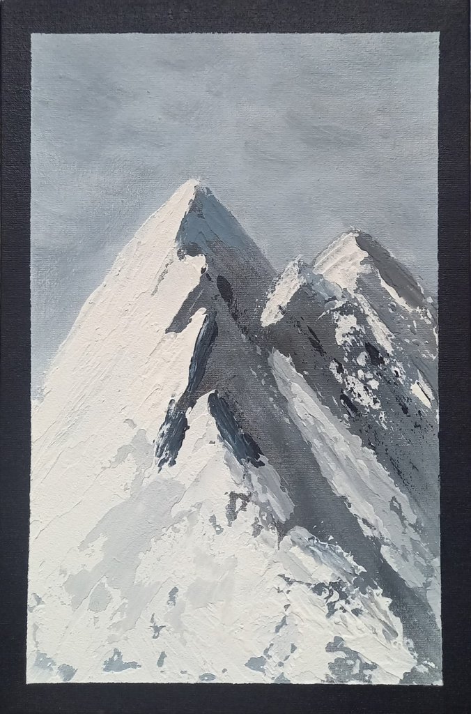 Текстурная картина Горная вершина