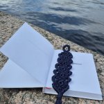 Закладка для книги макраме