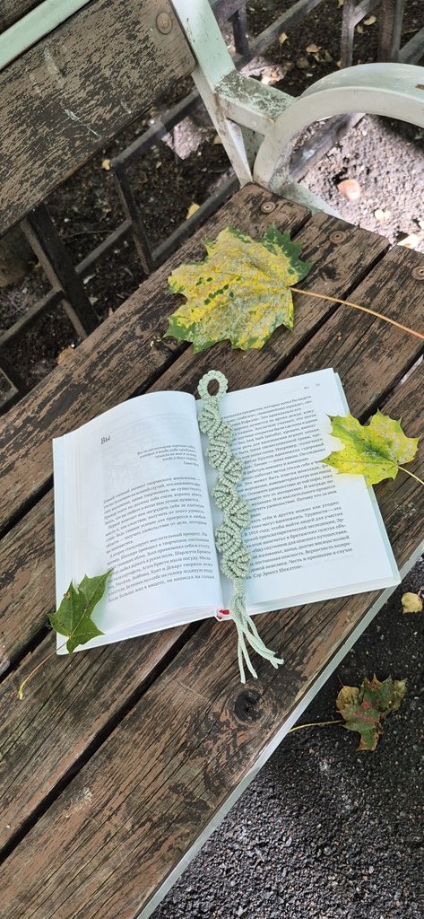 Закладка макраме