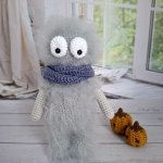 Кукла вязаная интерьерная «Ночной Дух»