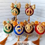 Ёлочные шары «Роскошь золота»