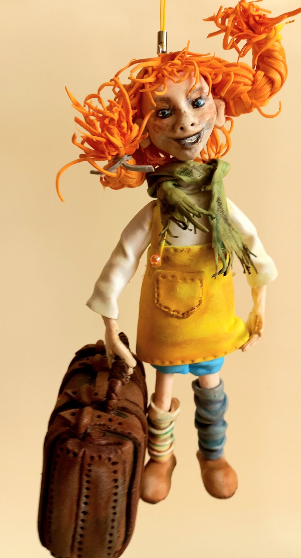 Серия елочных игрушек «По мотивам советских мультфильмов». «Пеппи Длинный чулок «