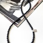 Колье лава и шунгит