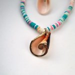 Подвески на серьги длинные ракушки