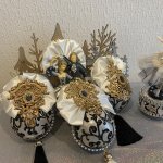 Набор новогодних украшений с танцующей балериной