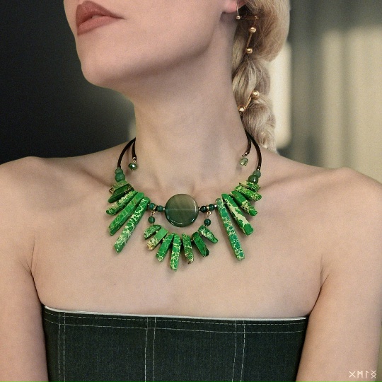 Колье Крылья леса