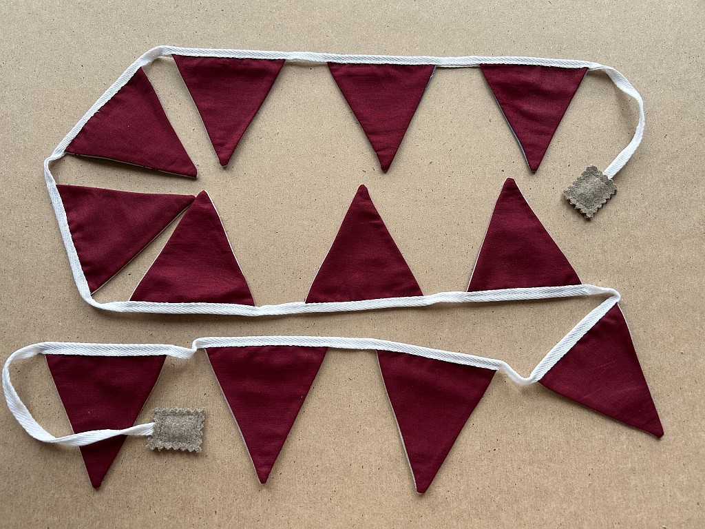 Гирлянда тканевая двухсторонняя