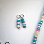 Подвески на серьги длинные ракушки