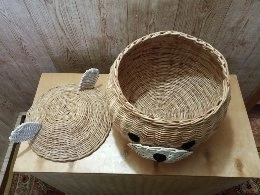 Плетеная корзина «Мишка»