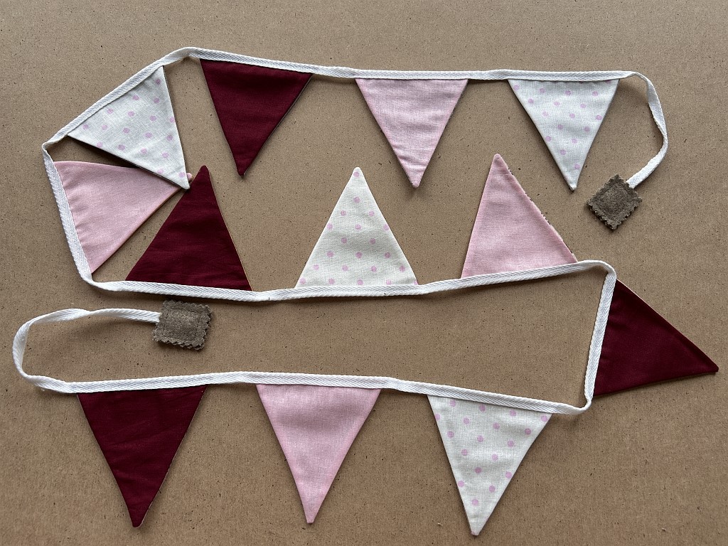 Гирлянда тканевая двухсторонняя