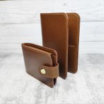 Комплект из натуральной кожи