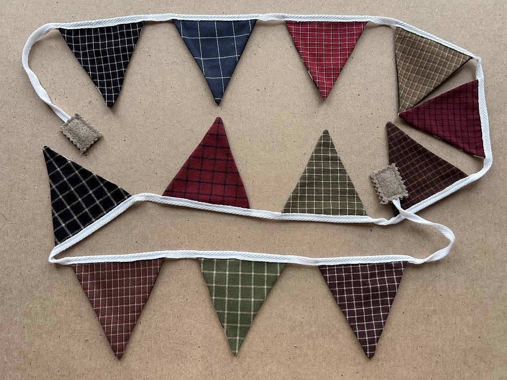 Гирлянда тканевая двухсторонняя