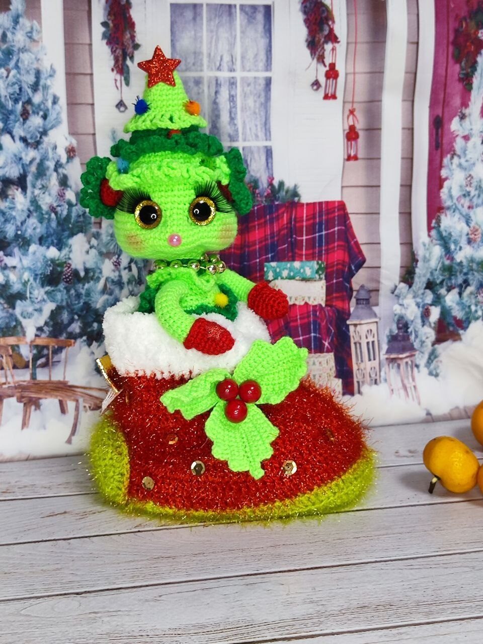 Новогодняя Ёлочка в сапожке