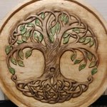 Резное панно -Древо жизни
