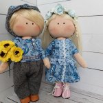 Куклы в русских костюмах