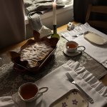 Столовая салфетка с рюшами белая
