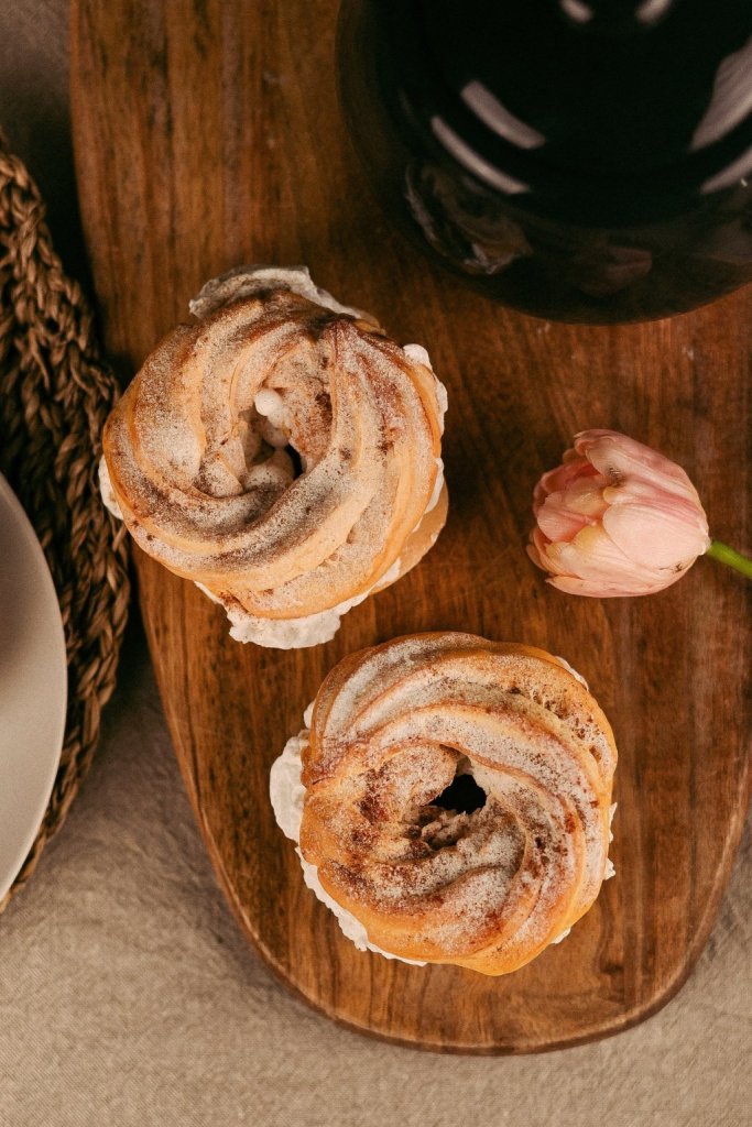 Творожное кольцо с кремом