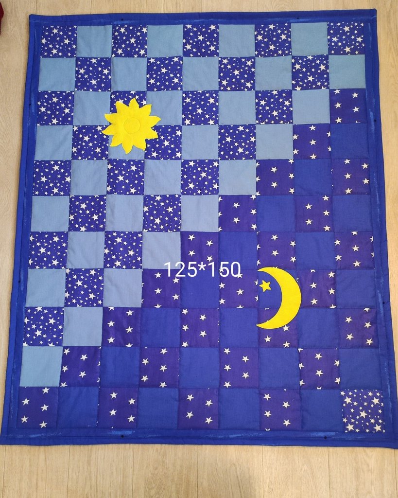 детское одеяло день-ночь