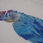 Футболка с вышивкой Какаду