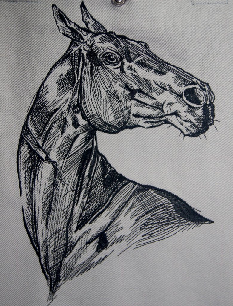 Сумка-шоппер с вышивкой