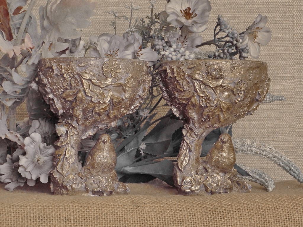 Подсвечник с птичкой