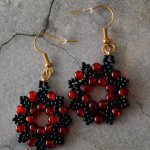 Женские серьги Октагон