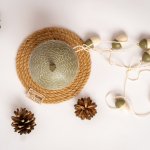 Деревянная гирлянда «Желудь»