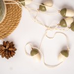 Деревянная гирлянда «Желудь»